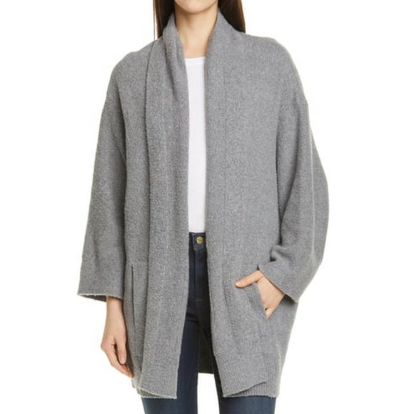 NWT Vince Open Shawl Lapel Cardigan-Cozy Oversized Sweater - Picture 1 of 11